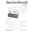 TECHNICS RSM17 Instrukcja Serwisowa