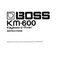 BOSS KM-600 Instrukcja Obsługi