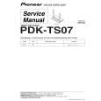 PIONEER PDK-TS07/WL5 Instrukcja Serwisowa