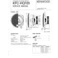 KENWOOD KFCHQ100 Instrukcja Serwisowa