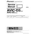 PIONEER AVIC-D3/XU/UC Instrukcja Serwisowa