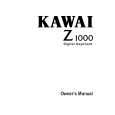 KAWAI Z1000 Instrukcja Obsługi