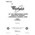 WHIRLPOOL SF334BEPW0 Katalog Części