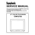 SYMPHONIC CWF2703 Instrukcja Serwisowa