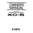 KAWAI XD5 Instrukcja Obsługi