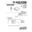 SONY VPL-W400Q Instrukcja Serwisowa