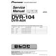 PIONEER DVR-104/KB/2 Instrukcja Serwisowa