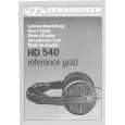 SENNHEISER HD 540 REFERENCE GOLD Instrukcja Obsługi