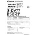 PIONEER S-DV77SW/DBXJI Instrukcja Serwisowa