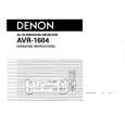 DENON AVR-1604 Instrukcja Obsługi