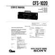 SONY CFS1020 Instrukcja Serwisowa