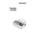 PANASONIC UF250 Instrukcja Serwisowa