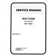 WALTHAM WT7037 Instrukcja Serwisowa