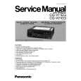 PANASONIC CQV21EG Instrukcja Serwisowa