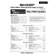 SHARP RGF841G Instrukcja Serwisowa