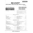 SHARP RG9400 Instrukcja Serwisowa
