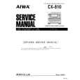 AIWA CX810 Instrukcja Serwisowa
