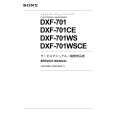 SONY DXF-701WSCE Instrukcja Serwisowa