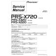 PIONEER PRS-X320-2 Instrukcja Serwisowa