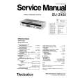 TECHNICS SUZ450 Instrukcja Serwisowa