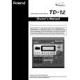 ROLAND TD-12 Instrukcja Obsługi