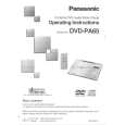 PANASONIC DVDPA65D Instrukcja Obsługi