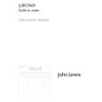 JOHN LEWIS JLBIOS601 Instrukcja Obsługi