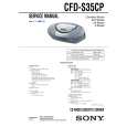 SONY CFD-S35CP Instrukcja Serwisowa