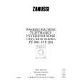 ZANUSSI FJE1204 Instrukcja Obsługi