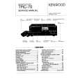 KENWOOD TRC70 Instrukcja Serwisowa