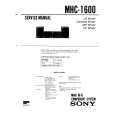 SONY MHC1600 Instrukcja Serwisowa