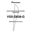 PIONEER VSX-D638-G/YPWXJI Instrukcja Obsługi