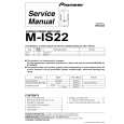 PIONEER M-IS22/DXJ/AR Instrukcja Serwisowa