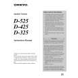 ONKYO D-425 Instrukcja Obsługi