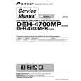 PIONEER DEH-4710MP/XU/EE Instrukcja Serwisowa