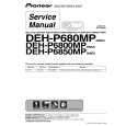 PIONEER DEH-P680MP-4 Instrukcja Serwisowa