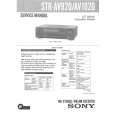 SONY STR-AV920 Instrukcja Serwisowa