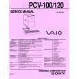 SONY PCV-100 Instrukcja Serwisowa