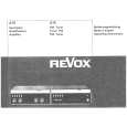 REVOX A78 Instrukcja Obsługi