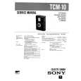 SONY TCM10 Instrukcja Serwisowa