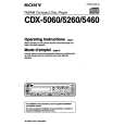 SONY CDX-5260 Instrukcja Obsługi