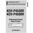 PIONEER KEH-P4530R (G) Instrukcja Obsługi