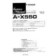 PIONEER AX550 Instrukcja Serwisowa