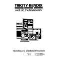 TRICITY BENDIX BS670W1 Instrukcja Obsługi