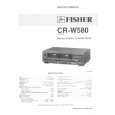 FISHER CR-W580 Instrukcja Serwisowa