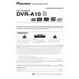 PIONEER DVR-A10XLA/KBXV/5 Instrukcja Obsługi