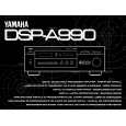 YAMAHA DSP-A990 Instrukcja Obsługi