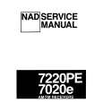 NAD 7020E Instrukcja Serwisowa
