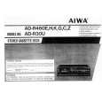 AIWA AD-R460E Instrukcja Obsługi