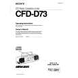 SONY CFD-D73 Instrukcja Obsługi